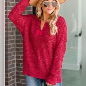 Pink Lily This Time Around Sweater